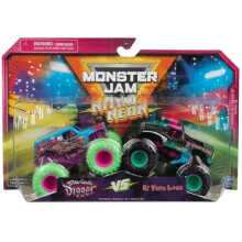 Monster Jam Nitro Neon Son-Uva Digger VS El Toro Loco (1:64 schaal dubbelpakket)