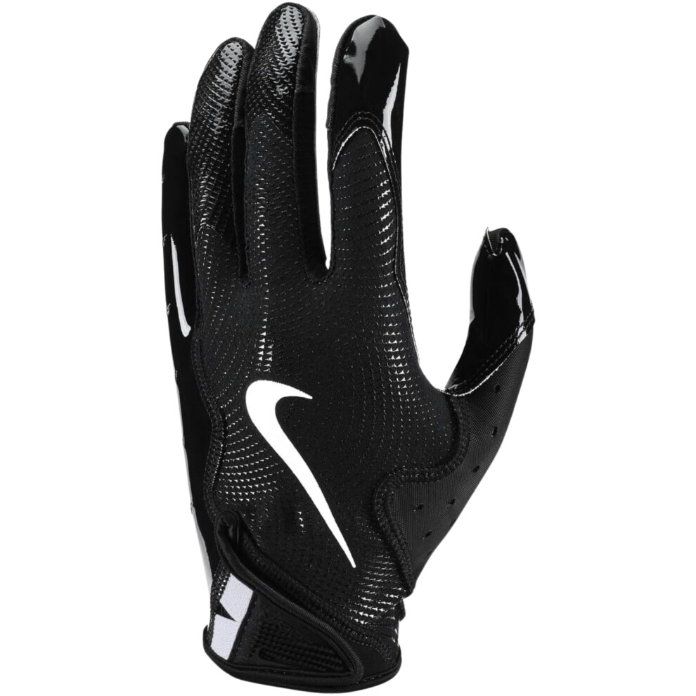 Nike Vapor Jet 8.0 Football Gloves (Black/Black/Black/White, XXX-Large) Black