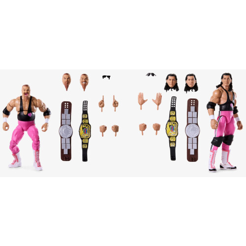 Mattel Mattel WWE Coliseum Collection Hart Foundation Action Figure 2-Pack