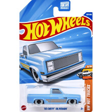 Hot Wheels '83 Chevy Silverado [Blu], Hot Trucks 9/10, 157/250, Veicolo Diecast 1:64