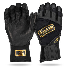 Guantes de Bateo Franklin Sports MLB - Powerstrap para Béisbol y Softbol - Guantes Práctica Resistentes