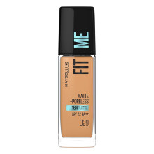 Maybelline New York Fit Me Matte + Poreless Foundation Shade 329 | Natural Matte Finish With 16H Oil Control, Non Comedogenic, Blurs Pores, 30Ml