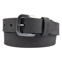 Carhartt Women's Casual Rugged Belts, Available in Multiple Styles, Colors & Sizes, Medium, Saddle Leather Belt (Black)