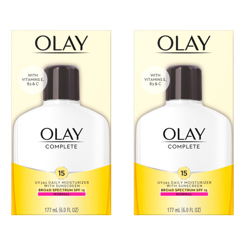 Olay Hydratant Visage Olay Lotion Complète SPF 15 pour Peau Normale, 6 Fl Oz
