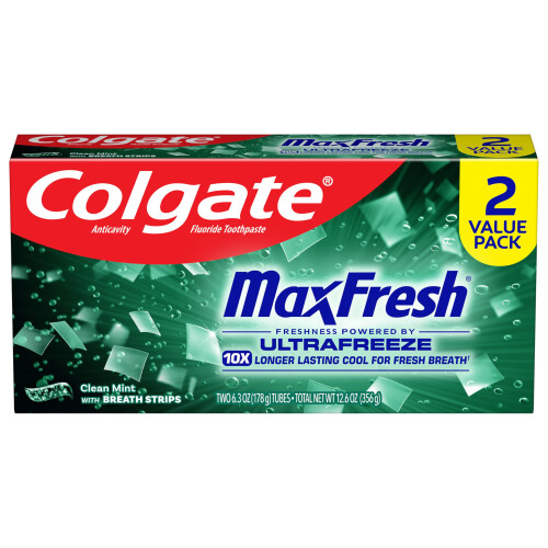 Colgate Colgate MaxFresh Clean Mint Tandpasta, 6.3 oz