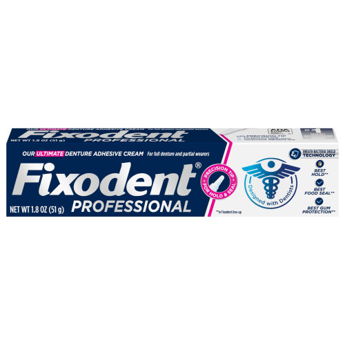 Fixodent, Professionele Prothese Hechtingscrème, 1.8 Ounce