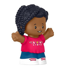 Fisher-Price Replacement Part for Collectible Little People Dollhouse Schoolhouse Playground Playset JCW82 - Replacement African American Little Girl