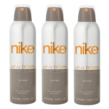 Nike Up Or Down Deo Spray 200Ml Für Männer - Dreierpack, Ultimative Frische