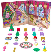 Fisher-Price Little People Disney Prinses Adventskalender, 24 Figuren & Accessoires voor Peuters