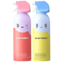 Duo de Gel Douche Evereden Kids Cloud - Gel Douche Doux pour Peau Délicate, Parfums Coco & Agrumes