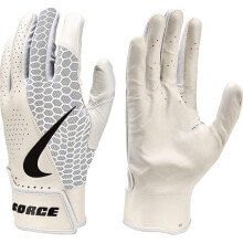 Nike Force Edge Baseball Handschuhe - Herren - Weiß (1 Paar) (Small)