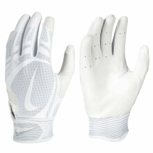 Guanti da Battuta Nike Alpha Huarache Edge - Unisex - 1 Paio (Bianco/Bianco - X-Large)