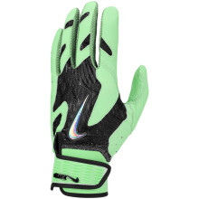 Guanti da Baseball Nike Alpha Elite 2.0 (Anthracite/Vapor Green/Clear/Multi-Colore, Small)