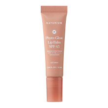 Bálsamo Labial Naturium Phyto-Glow SPF 45 | Brillo Tinte con Protector Solar | 0.34 FL OZ / 10 mL