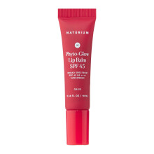 Bálsamo Labial Naturium Phyto-Glow SPF 45 | Brillo Tinte con Protector Solar | 0.34 FL OZ / 10 mL, Oasis