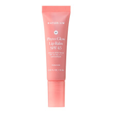 Bálsamo labial Naturium Phyto-Glow SPF 45 | Brillo con protector solar | 0.34 FL OZ / 10 mL, Paraíso