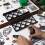 24 Pcs Trading Card Risers for Display Case Acrylic Display Risers for Sport Card Board Game 6