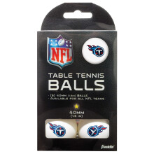 Franklin Sports Tennesee Titans Table Tennis Balls - NFL Team Table Tennis Balls - Official Team Logos and Colors - Fun NFL Game Room Accessories