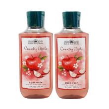 Bath and Body Works (2) Gel Doccia Mela Country-10 oz. Bottiglie