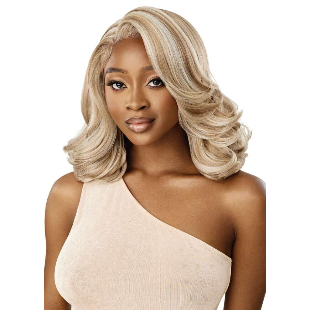 Outre Unisex Lace Front Wig - Melted Hairline - Primrose (Dr2/Chocolate Swirl)