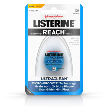 Hilo Dental Listerine Ultraclean, Cuidado Oral, Sabor Menta, 30 Yardas (Pack de 3)