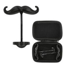 2Pcs Clarinet Stache for Trumpets,Clip- Mustache for Small Shank Trombone,with Protective Case,Easy Mouthpiece for Fun