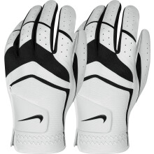 Nike Herr Dura Feel Golfhandske (2-Pack) (Vit), Liten, Vänster Hand