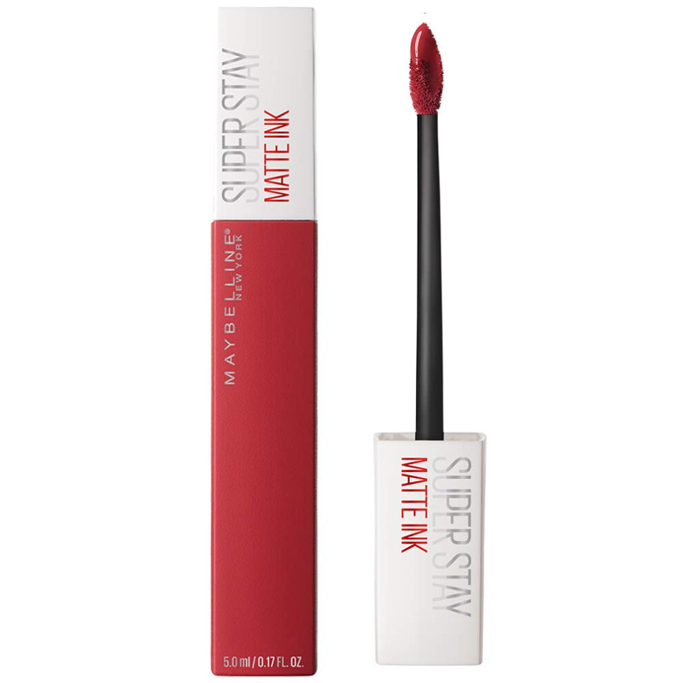 Maybelline New York Liquid Matte Lipstick, Long Lasting, 16Hr Wear, Superstay Matte Ink, 20 Pioneer, 5Ml