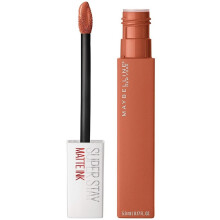 Maybelline New York Liquid Matte Lipstick, Long Lasting, 16Hr Wear, Superstay Matte Ink, 75 Fighter, 5Ml