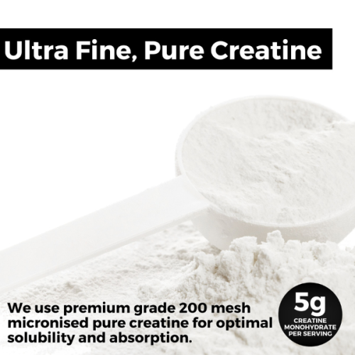 Creatine Monohydrate Powder - 100 Servings - Unflavoured 1