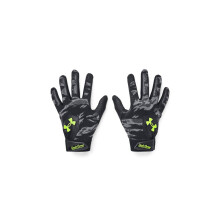 Guanti da Baseball Under Armour per Ragazzi, (001) Nero/Grigio Mod/Lime Surge, Piccolo