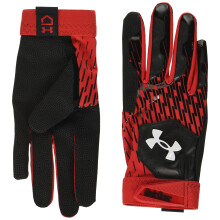 Under Armour Herrars Baseballhandskar, (001) Svart/Röd/Vit, Storlek L