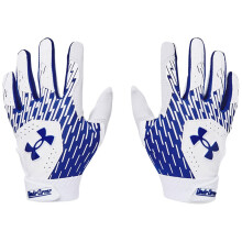 Guanti da T Ball Under Armour Boys Clean Up, (102) Bianco/Team Royal/Team Royal, Taglia Unica