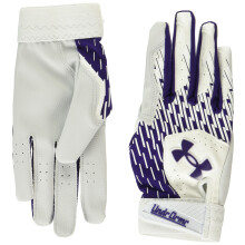 Guanti da Baseball Under Armour per Ragazzi, (104) Bianco/Porpora, Grande