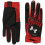 Under Armour Under Armour Herren Clean Up Baseball Handschuhe, Schwarz/Rot/Weiß, Medium 1