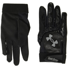 Guanti da T Ball Under Armour per Bambini, (004) Nero/Nero/Acciaio, Taglia Unica