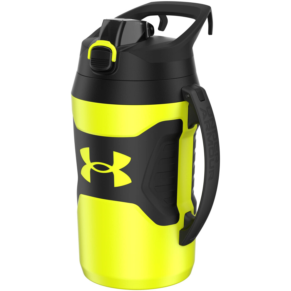 Under Armour Half Gallon Water Bottle Insulated, 64Oz Insulated Water Bottle With Handle, Sports Water Jug, Fence Hook, Leak Resistant, For Baseball,