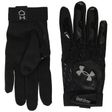 Under Armour Herr Clean Up Basebollhandskar, (004) Svart/Svart/Stål, Stor