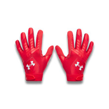 Guanti da Baseball Under Armour Uomo Clean Up, (600) Rosso/Rosso/Bianco, Medio