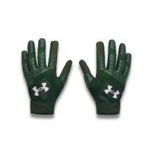 Under Armour Pojkar Clean Up Basebollhandskar, (301) Skogsgrön/Vit, Storlek Large