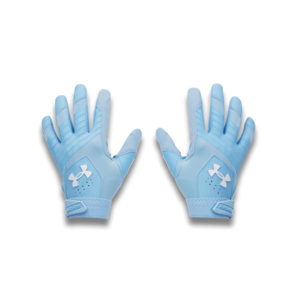 Under Armour Men's Clean Up Baseball Gloves, (465) Horizon Blue/Horizon Blue/White, X-Large
