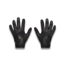 Under Armour Herrars Clean Up Basebollhandskar, (001) Svart/Svart/Metallic Svart, Liten