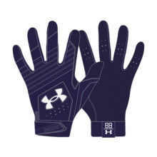 Guanti da Baseball Under Armour da Uomo Clean Up, (500) Viola/Viola/Bianco, Piccolo