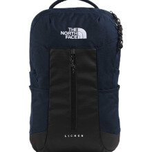 The North Face Lichen Daypack - Zaino da Commuter, Scomparto per Laptop, Tasche per Bottiglia, Navy/TNF Black, Taglia Unica