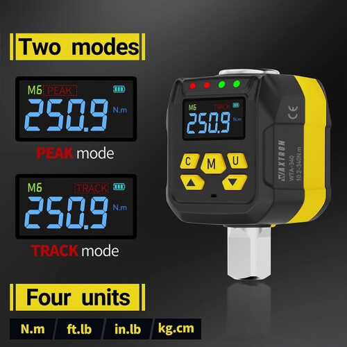 Digital Torque Meter, High-Precision Adjustable Torque Meter,Kilogram Electronic Calibration Wrench Accessories 1