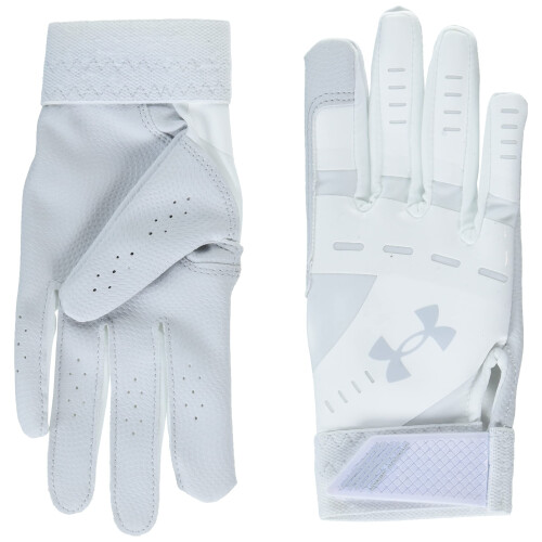 Under Armour Under Armour Flicka Radar Softbollhandskar , (100) Vit / Vit / Halo Grå , Medium