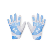 Guanti Softball Donna Under Armour Radar, (103) Bianco/Azzurro Carolina/ Bianco, Piccolo
