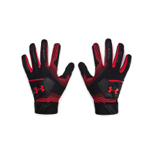 Guanti Under Armour Boys Clean Up 21, Nero (007)/Bianco, Piccolo