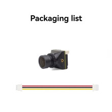 HGLRC Telecamera FPV L1 Starlight 1200TVL 112 FOV 5-24V Ultra Low Light Vision CCD Analogica per Corse