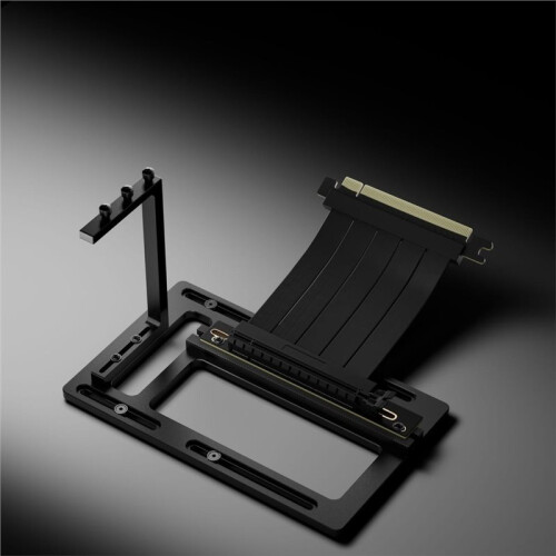90 PCIE 4.0 X16 Extension Riser Cable Aluminum Alloy Vertical Bracket PE Shielded GPU Video  Card Extender Cord 1